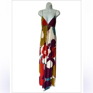 Nicole Miller Colorful Maxi Dress